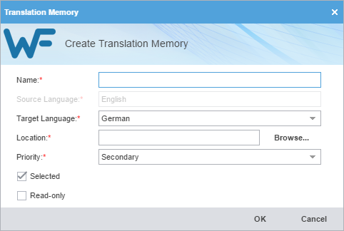 how can i create a new tm wordfast classic