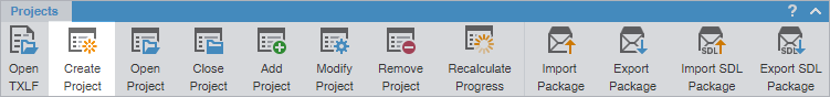 Create Project button