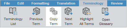 Copy term button